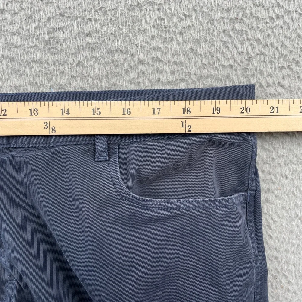 Faherty Pants Mens 40 Blue 5-Pocket Organic Cotton Stretch Straight Leg Casual - Picture 8 of 11